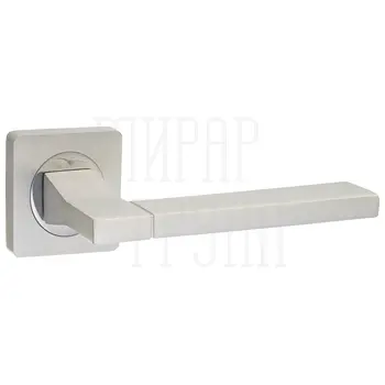 Дверные ручки Puerto (Пуэрто) INAL 524-02 на квадратной розетке жемчужный