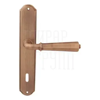 Дверная ручка на планке Melodia 424/131 'Denver' матовая бронза (key)