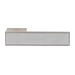 Дверная ручка на прямоугольной розетке Tupai Biq Line 3084 RE (вставка белая или черная на выбор), никель