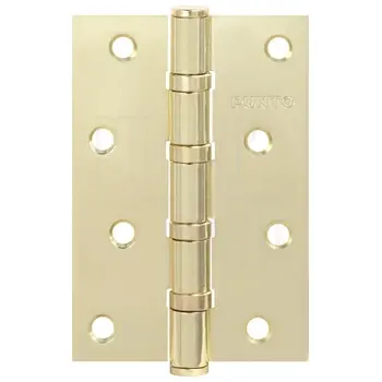 Петля Punto (Пунто) универсальная IN4100U (4B 100х70х2.5) матовое золото