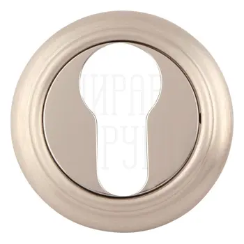 Накладки Melodia под цилиндр (50V) матовый хром + хром