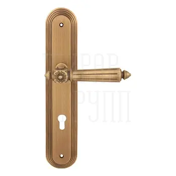 Дверная ручка на планке Melodia 246/235 'Nike' матовая бронза (cyl)