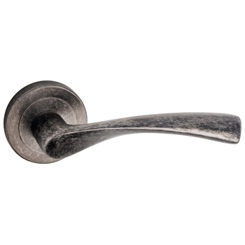 Ручка латунная на розетке Pasini 'Ninfa' 3471 (0037) античное серебро