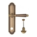 Дверная ручка Fratelli Cattini "MARANI" на планке PL248 , матовая бронза (wc-2)