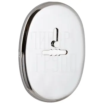 Накладка Fuaro (Фуаро) на сувальдный замок ESC.S-lift.ECO/OV.476 (ESC 476 eco) с шторкой хром