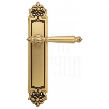 Дверная ручка Venezia 'PELLESTRINA' на планке PL96 французское золото