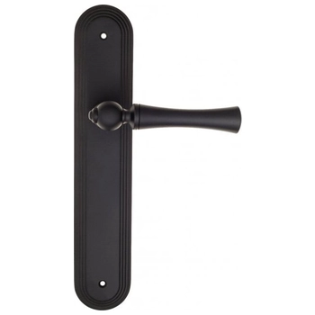 Дверная ручка Fratelli Cattini 'FOGGIA' на планке PL288 матовый черный