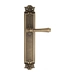 Дверная ручка Venezia "CALLISTO" на планке PL97, матовая бронза