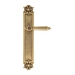 Дверная ручка Venezia "CASTELLO" на планке PL97, французское золото