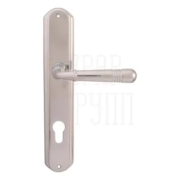 Дверная ручка на планке Melodia 293/131 'Alpha' полированный хром (cyl)