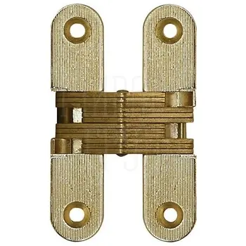 Скрытая петля CEAM 930 фиксированная (95,6x19,6 мм) 60 кг полированная латунь