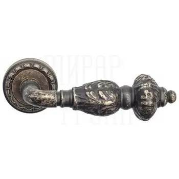 Дверная ручка на розетке Venezia 'LUCRECIA' D2 античная бронза