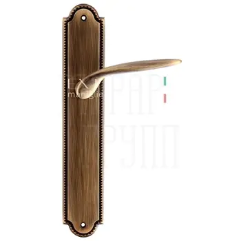 Дверная ручка Extreza 'CALIPSO' (Калипсо) 311 на планке PL03 матовая бронза