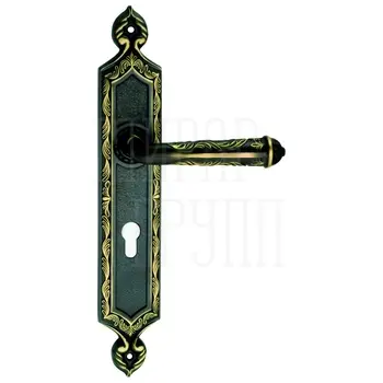 Дверная ручка на планке Class 'Rubin' 1030 затемненная бронза (cyl)