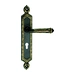 Дверная ручка на планке Class 'Rubin' 1030, затемненная бронза (cyl)
