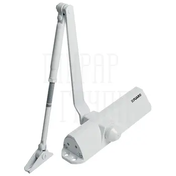 Доводчик Fuaro (Фуаро) дверной DC20-5/TS-68 AL до 110 кг белый
