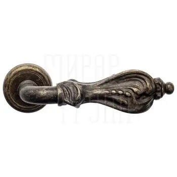 Дверная ручка на розетке Venezia 'FLORENCE' D1 античная бронза