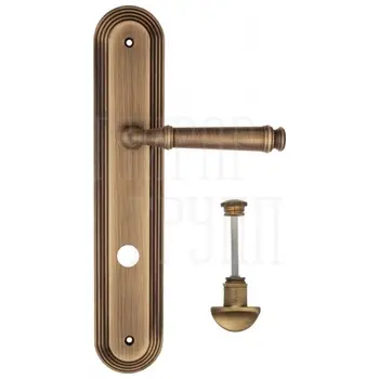 Дверная ручка Fratelli Cattini 'FARFALLA' на планке PL288 матовая бронза (wc-2)