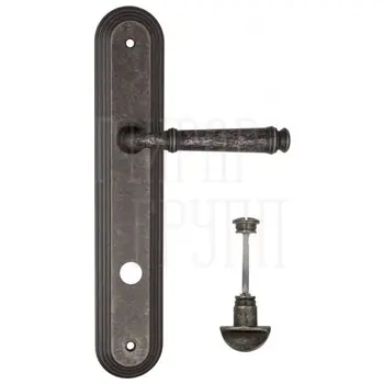 Дверная ручка Fratelli Cattini 'FARFALLA' на планке PL288 античное серебро (wc-2)