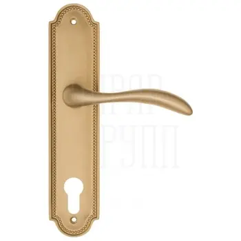 Дверная ручка Fratelli Cattini 'LUCCIA' на планке PL248 матовая латунь (cyl)