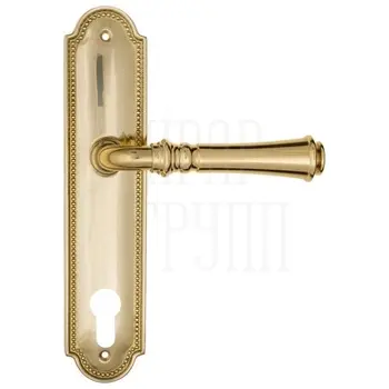 Дверная ручка Fratelli Cattini 'GRACIA' на планке PL248 полированная латунь (cyl)