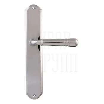 Дверная ручка на планке Melodia 293/131 'Alpha' полированный хром