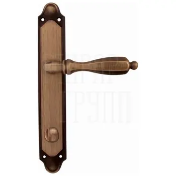 Дверная ручка на планке Melodia 298/158 'Camilla' матовая бронза (wc)