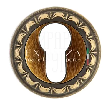 Накладка дверная под цилиндр Extreza CYL R02 матовая бронза