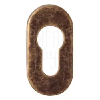 Накладки под цилиндр для профильных дверей Melodia (F) античная бронза