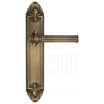Дверная ручка Venezia 'IMPERO' на планке PL90 матовая бронза