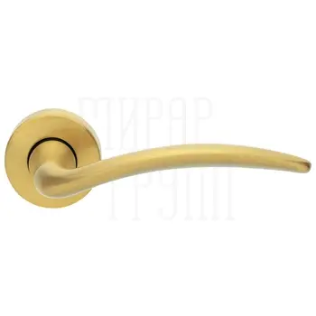 Дверные ручки на розетке Morelli Luxury 'Francy' матовое золото