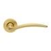 Дверные ручки на розетке Morelli Luxury "Francy", матовое золото
