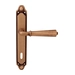 Дверная ручка на планке Melodia 424/158 'Denver', матовая бронза (key)