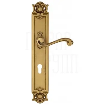 Дверная ручка Venezia 'VIVALDI' на планке PL97 французское золото (cyl)