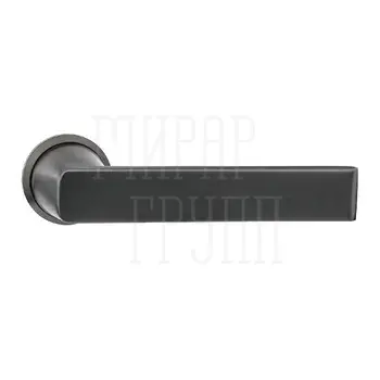 Дверная ручка на розетке BLOCK 908 BL черный