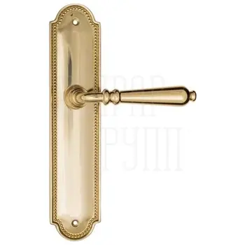 Дверная ручка Fratelli Cattini 'NAPOLI' на планке PL248 полированная латунь