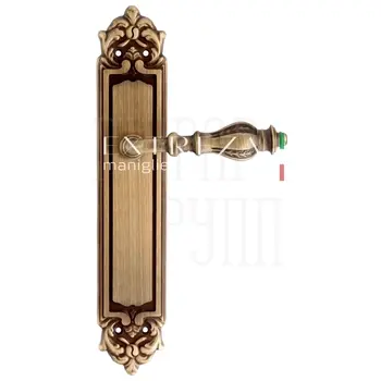 Дверная ручка Extreza 'EVITA' (Эвита) 301 на планке PL02 матовая бронза