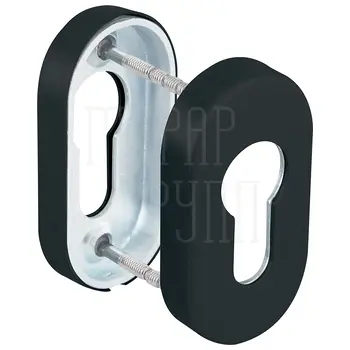 Накладка Fuaro (Фуаро) под цилиндр DSS-02P-ET (нержавейка) черный