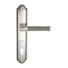 Дверная ручка Venezia 'IMPERO' на планке PL98, натуральное серебро (cyl)