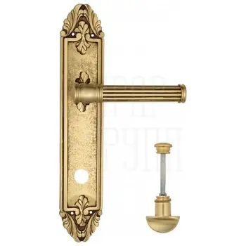 Дверная ручка Venezia 'IMPERO' на планке PL90 французское золото (wc)