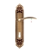 Дверная ручка Extreza "SIMONA" (Симона) 314 на планке PL02, матовая бронза (cab) (KEY)