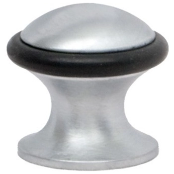 Дверной упор Mandelli (латунь) 109 (26х26 мм) матовый хром