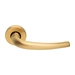Дверные ручки на розетке Morelli Luxury "Lilla", матовое золото