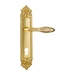 Дверная ручка Venezia 'CASANOVA' на планке PL96, полированная латунь (cyl)