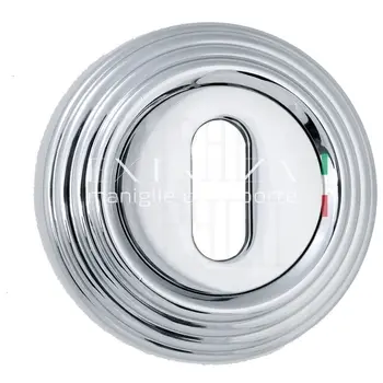 Накладка дверная под ключ буратино Extreza KEY R05 полированный хром