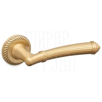 Дверная ручка на розетке Mandelli 'Aurora' 1511 матовое золото