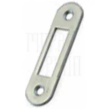 Ответная планка AGB узкая без язычка (для тихого замка Evolution и дверей с наплавом) матовый хром