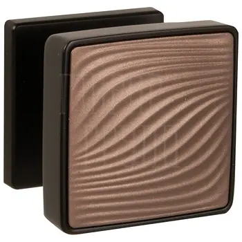 Ручка-кноб Punto (Пунто) раздельная 'GIPNOZ' (K.EST.Q52.GIPNOZ) черный + ночная пустыня