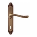 Дверная ручка на планке Melodia 285/158 'Daisy', матовая бронза (key)