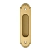 Ручка дверная для раздвижных дверей Extreza P602, матовое золото